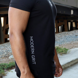 Modern Grit Black Day One Essential Tee - Side